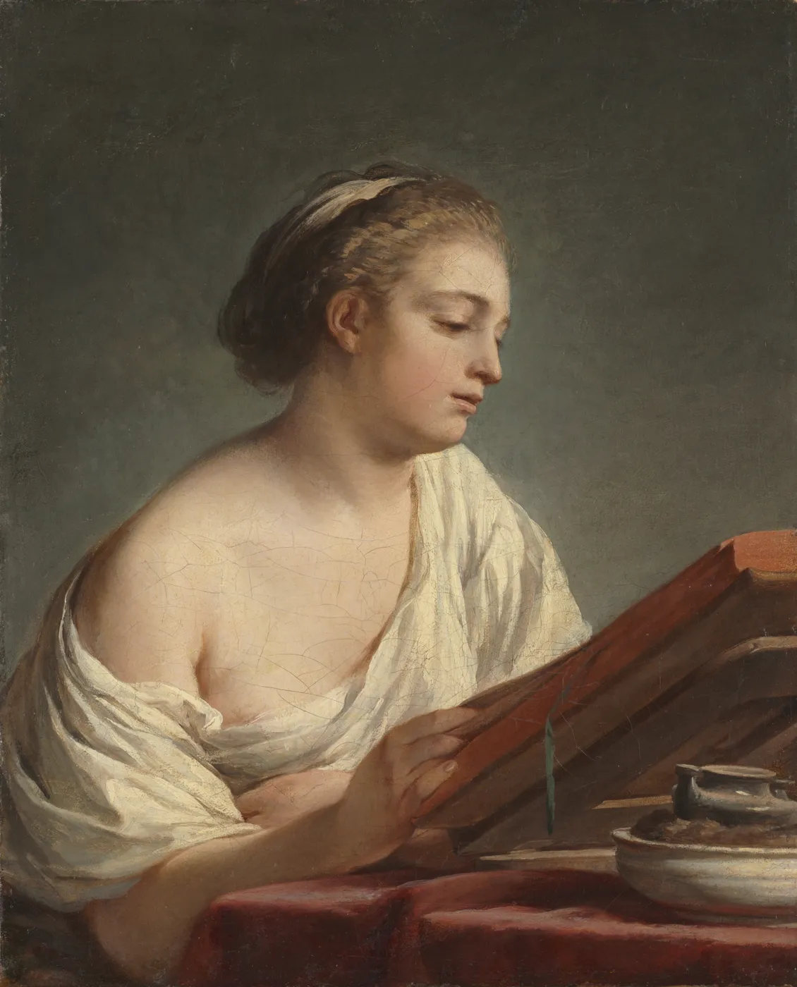 Никола-Бернар Лепесье, «Читающая женщина», 1769. Кливлендский музей искусств