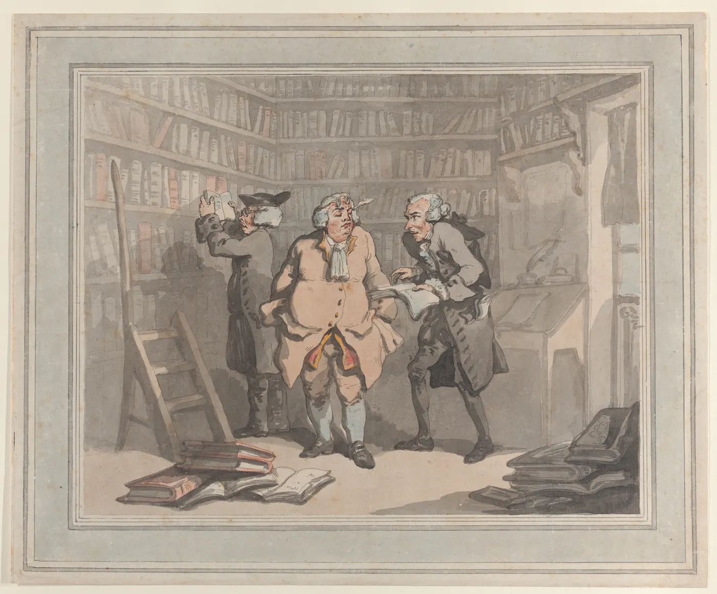 Томас Роулендсон. Книготорговец и автор, 1784. Метрополитен-музей