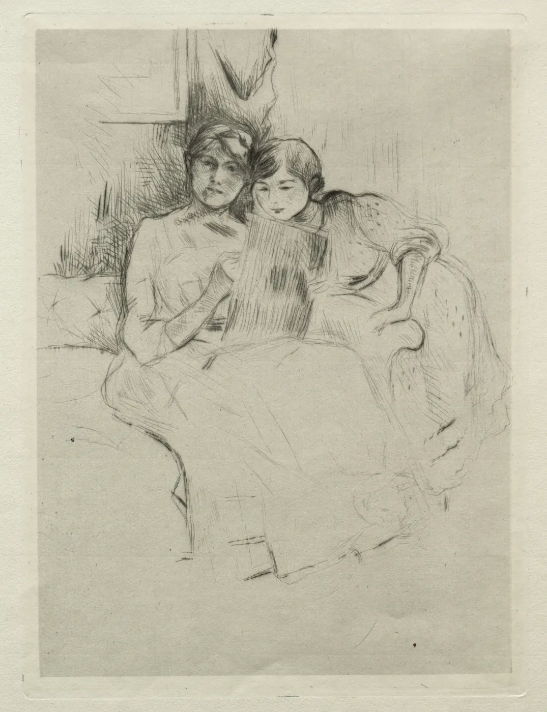 Берта Моризо, «Урок рисования», 1889. Кливлендский музей искусств